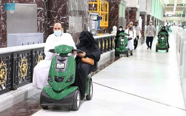 Electronic wheelchairs in Masjid Al Haram can now be booked through the app