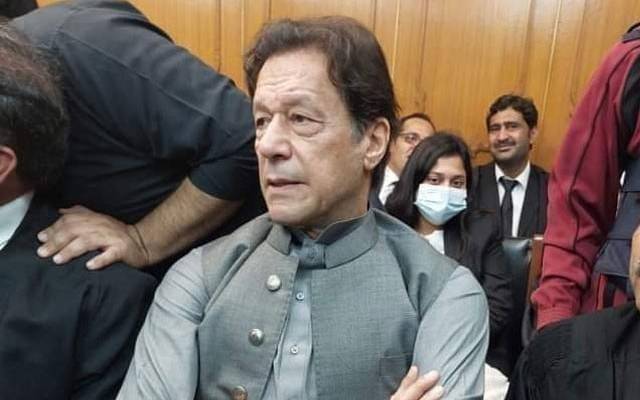 چیئرمین تحریک انصاف اور سابق وزیراعظم عمران خان لاہور ہائیکورٹ میں پیش ہوگئے