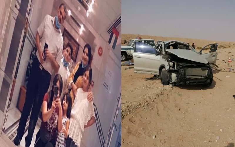 Umrah, family, traffic accident, 4 children, father, deceased, 24 News