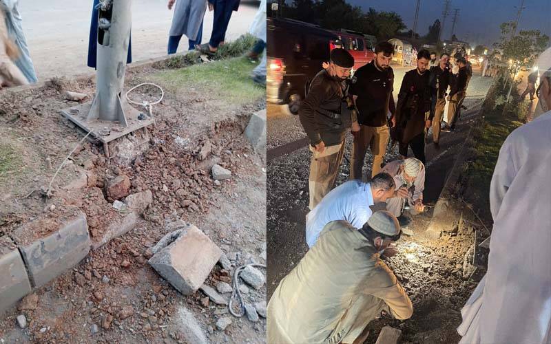پشاور میں بارودی مواد زوردار دھماکے سے پھٹ گیا