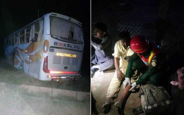 رحیم یار خان میں مسافر بس ٹائر پھٹنے کی وجہ سے الٹ گئی، حادثے کے نتیجے میں 3 افراد جاں بحق جبکہ 27 زخمی ہو گئے ہیں۔