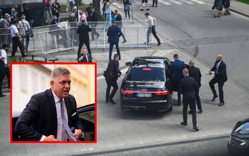 سلوواکیہ کے وزیراعظم رابرٹ فیکو فائرنگ سے زخمی 