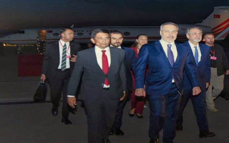 ترکیہ کے وزیر خارجہ 2 روزہ دورے پر اسلام آباد پہنچ گئے