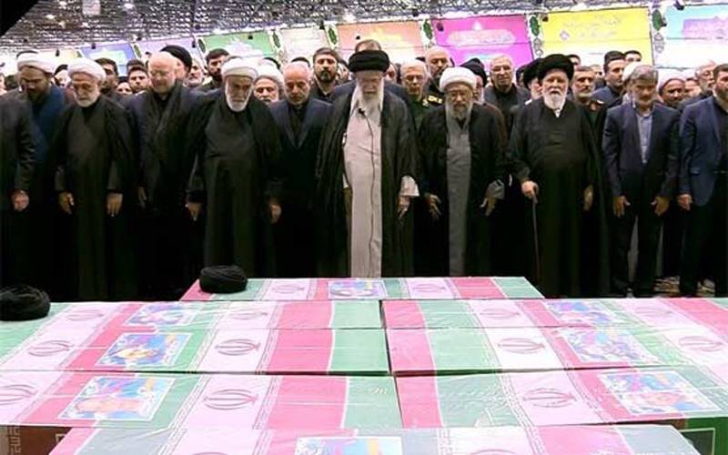 ایرانی صدر ابراہیم رئیسی، وزیرخارجہ اور رفقا کی نماز جنازہ ادا کردی گئی