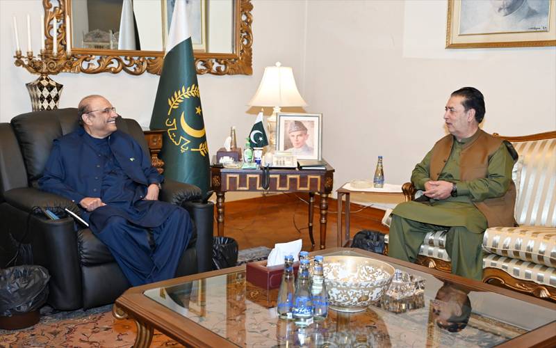صدر آصف زرداری سے گورنر گلگت بلتستان کی ملاقات