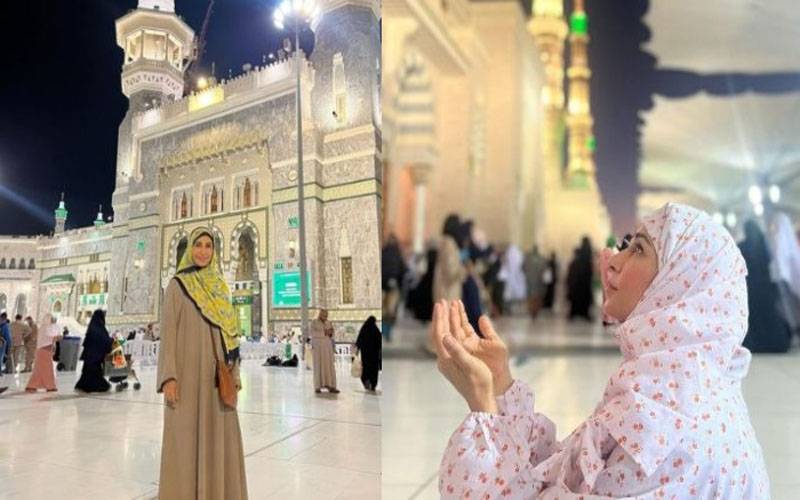 ریما خان حج کی سعادت حاصل کرنے کیلئے سعودی عرب پہنچ گئیں