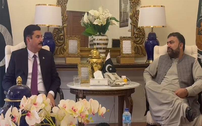  وزیر اعلٰی بلوچستان اور گورنر خیبر پختونخوا کی ملاقات ،باہمی دلچسپی کے امور پر تبادلہ خیال