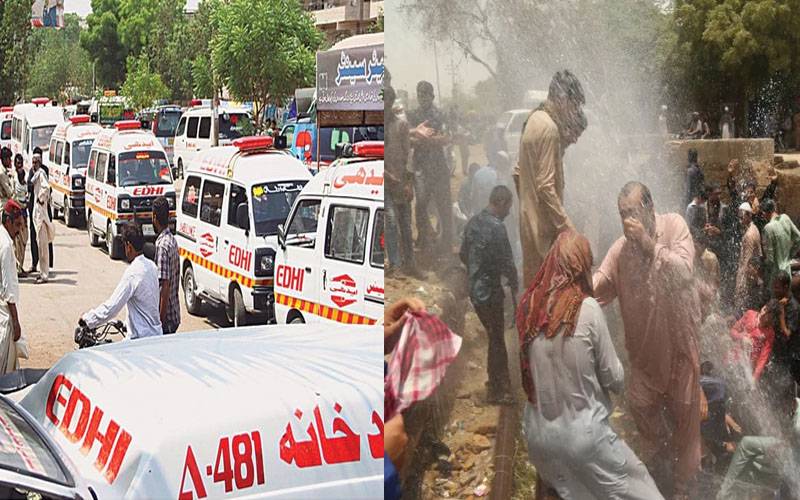 کراچی میں شدید گرمی اور ہیٹ سٹروک سے ایک دن میں 140 افراد جاں بحق 