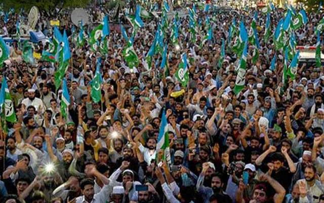 کراچی:گورنر ہاؤس کے باہر  جماعت اسلامی کا دھرنا پانچویں روز میں داخل