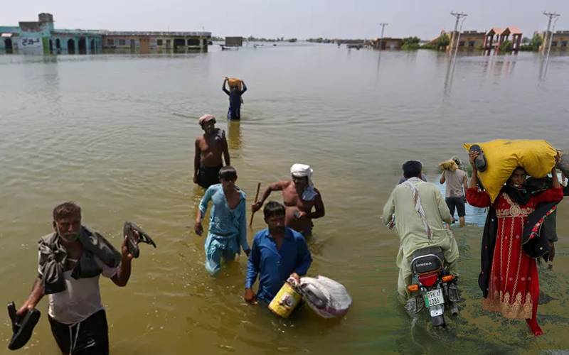 دریاۓ چناب میں اونچے درجے کا سیلاب،بستیاں تباہ