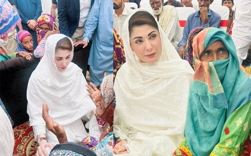 وزیراعلیٰ مریم نواز کا دورہ راجن پور، سیلاب متاثرین سے ملاقات، سہولیات کا جائزہ لیا